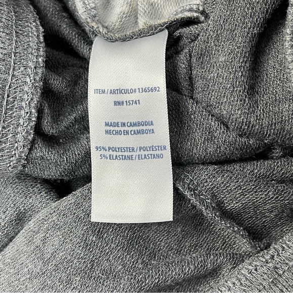 SPLENDID loungewear sweatpants gray with leopard animal print stripe, size S - Picture 11 of 14